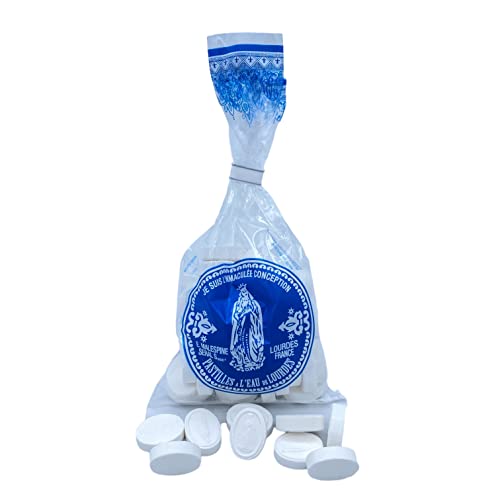 MALESPINE® - Pastilles à l'eau de Lourdes saveur menthe en sachet souvenir 130g