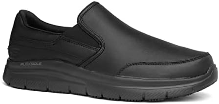Skechers Men's Flex Advantage SR Slip On Trainers, Black Black Blk, 10 | Image 7