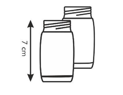 Tescoma 654010 Classic Salt Shaker and Pepper Pot