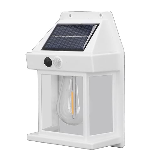 Applique murale solaire 3 modes au design épuré blanc pour une mise en valeur moderne de la façade