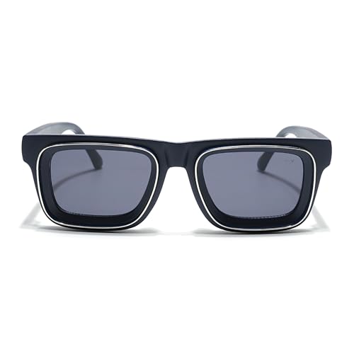 Image of Voyage UV Protected Square Sunglasses for Men & Women