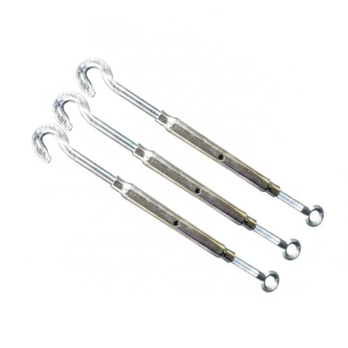 Tensor ajustable para cable de acero con acabado plateado para tensar cables miniatura 1