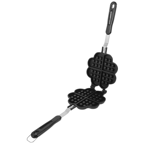 BEBEMOKO Diy Kitchen Tools Double Sided Baking Pan Waffle Cake Maker Non-stick Heat Easy to Cle