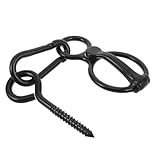 VICASKY Edelstahl Anbindering für Pferde mit Rückziehsicherung Stallzubehör und...