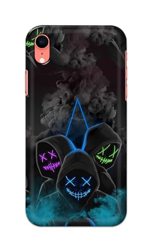 Image of PRINTFIDAA Printed Hard Back Cover Case for Apple iPhone XR Back Cover (Mask Man) -112