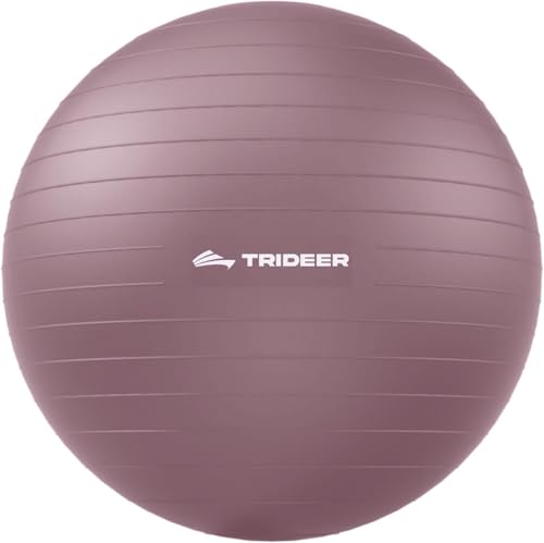 Image of Trideer Exercise Ball for Yoga, Pilates & Fitness – Stability Ball Equipment for Home Gym & Office Chair, Core & Balance Training Accessories, Physical Therapy Equipment, Quick Pump Included, 5 Sizes
