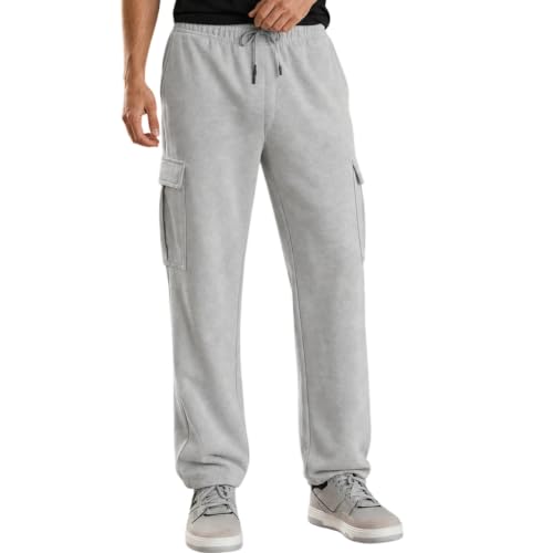 Image of Nobero Joggers for Men | Oversized Fit | Elasticated Waist with Drawcord | Soft & Breathable Fabric | Loose Track Pants | Casual & Streetwear