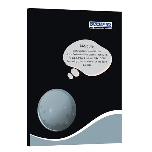 Image of KAANUKA Unruled Notebooks | 172 Unruled Pages | Crown /King Size Notebooks | 24 cm x 18 cm | Set of 5 Notebook