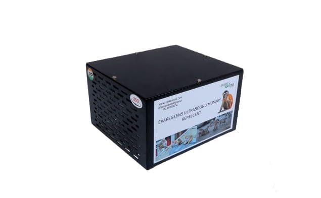 Ultrasonic Monkey Repellent Device 15000 sq ft Coverage – 360° High Power Animal Deterrent with Adjustable Volume | Electronic Monkey Scarer for Farm, Terrace, Warehouse & Outdoor Areas-image-32