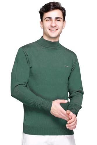 Image of GODFREY Woolen Full Sleeve Sweaters for Men Winter Wear - Turtle Neck Pullover for Men Stylish