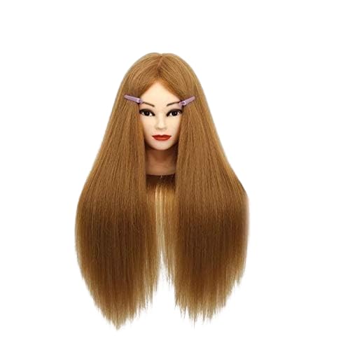 BLUSHIA 100% Curling Dummy | Blonde Hair Dummy for Advance Hair Styling Practice | 85% Real Human Hair Dummy | Hair Color: Blonde | Hair Length: 28 Inches-image-33