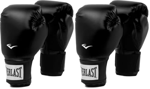 Image of Everlast Prostyle 2 Boxing Gloves, Entry Level Training Gloves for Men and Women, Secure Fit Hook and Loop Closure & Ventilation, Heavy Bag & Speedbag Training