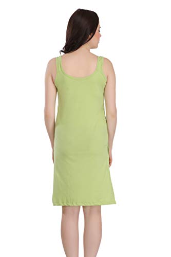 Image of Splash Cotton Rich Camisole Slip for Women| Long Kurti Slip /Suit Slip /Camisole Slip Knee Length - 139