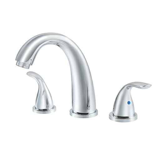 Robinet de salle de bains en laiton eau chaude et froide avec raccord G1/2
