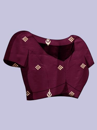 Image of Jaanvi fashion Women's Pasapalli Design Sambalpuri Silk Saree with Swarovski Work & Blouse Piece