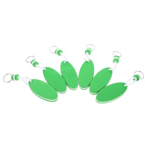 TOGEVAL Surfen Schlüsselanhänger 6pcs Schwimmende Schlüsselanhänger Boot Schlüssel Schwimmender Schlüsselanhänger Wassersport Schlüsselanhänger Dekorative Boje