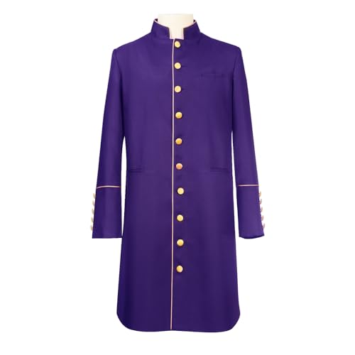 Men's Cassock Choir Cassock Minister Robe Medium length Clergy Pulpit Liturgical Church Coat2