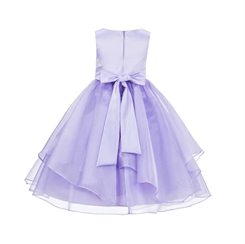 Image of Girl's Synthetic a-line Maxi Dress (WLT-1074-10- Multicolored 10-11 Years)