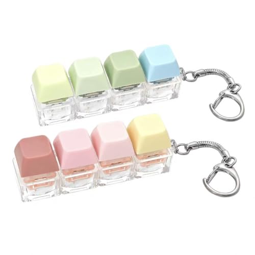 Keyboard Clicker Fidget for Adults, Silent & Loud 4-Key Mechanical, Fidget Toys Anxiety Relief...