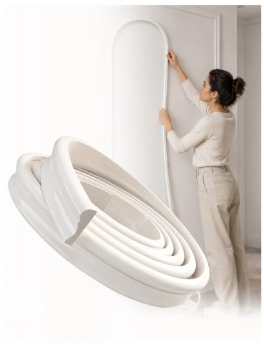 Kit molduras de arco de PVC flexible, 10 metros pintables 2