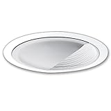 Halo Recessed 425W Trim Wall Wash with Baffle, White