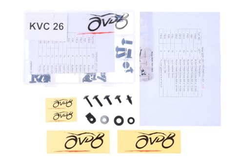 Kit visserie carénages M5 M6 anti-vibration KAWASAKI GPZ 500S 1987-1993 noir