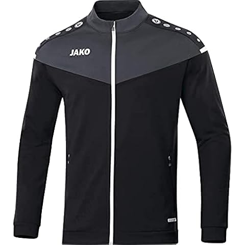 JAKO Kinder Polyesterjacke Champ 2.0, schwarz/anthrazit, 152, 9320 Cover