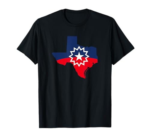 Texas Map Juneteenth Flag Texas Map T-Shirt