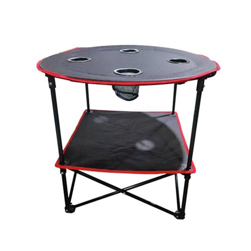 Table de plage pliable portable en tissu de bœuf légère pour voyage et camping