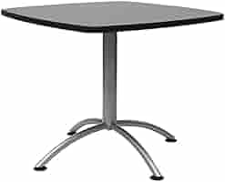 THE CAFE TABLE Black Steel 4pin φ100 Amazon.com: Iceberg CafeWorks Square Cafe Table, Indoor