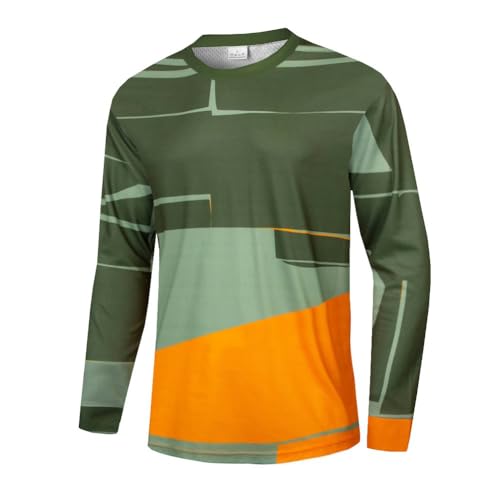 UGLY FROG MTB Jersey Mens Long Sleeve Motorcycle Clothing Downhill T-Shirt Breathable SJFK02