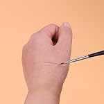 Eye Makeup Sable Eyeliner Brushes, 6 Pcs Ultra Fine Soft Sable Eyeliner Makeup Tools for Women to Accurately Apply Gel and Wet Powder - Image 4