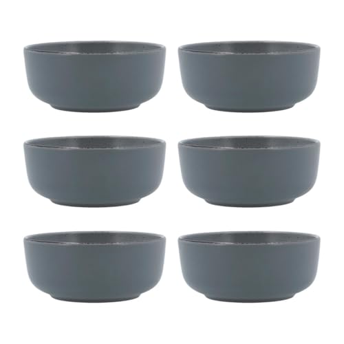 Quid Duna Set 6 Boles Ceramicos 15x15cm Otras Ceramicas Apto Microondas Apilable