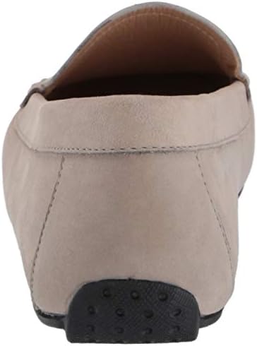 Driver Club USA Women's Leather Made in Brazil Luxury Driving Loafer with Venetian Detail, Grey Nubuck, 10.5 M US | Image 2