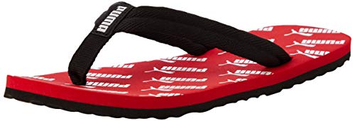 Image of PUMA Unisex Adult's Beach & Pool, Red (High Risk Red Black White 01), 15 (51 EU)