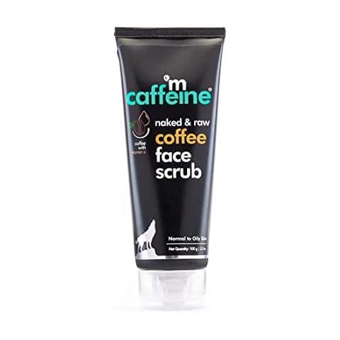 mCaffeine Coffee Tan Removal Face Scrub (100gm) | Exfoliate Scrub | Blackhead Remover, Whitehead Remover, Dead Skin Remover, Detan Pack | Caffeine & Walnut Scrub for Face | Face Scrub For Women & Men Cover