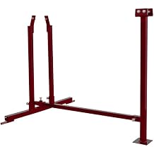 Titan Pro 7 Ton Electric Log Splitter Stand Red, Metal, Floor Mount, Firewood Preparation, Home Heating, Camping