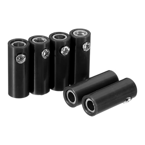 Conectores banana hembra de 4 mm sin soldadura MECCANIXITY en color negro pack de 10 piezas