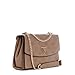 Imagen de GUESS bolso de hombro bolso bandolera Cresidia II Convertible Xbody Flap Bag Dark Taupe Logo marrón topo