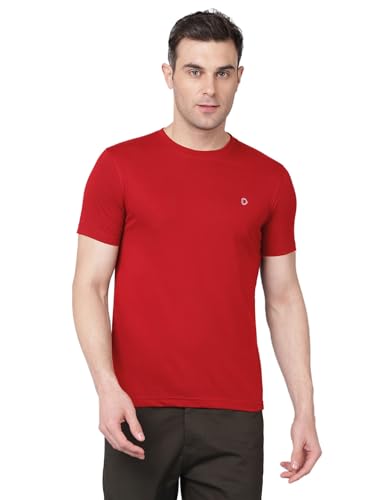 Image of Dollar Super Combed Cotton Mens Assorted Solid T-Shirt