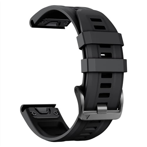 DFAMIN Para Garmin Fenix ​​7X Band, repuesto de correa de reloj de silicona suave de 26mm de fácil ajuste para Fenix ​​5X/Fenix ​​6X/Fenix ​​5X Plus/Fenix ​​6X Pro