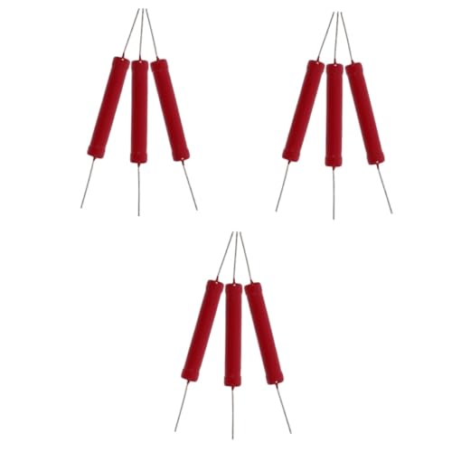 VILLFUL 9 Piezas De Carga Alternadores Automotrices Resistencia De Presión Resistencias Cilíndricas Voltaje Hogar Para Vidrio Fijo Duplicador Generador Mejora Reemplazo Alta Película