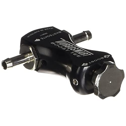 Turbosmart Boost Controller, Boost Tee, Manual, Adjustable, Aluminum, Black Anodized, Universal, Each #TOP1