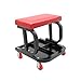 Produktbild Wiltec Werkstatthocker mit Ablagefläche 37,5x36x38,5cm mit Rollen Werkstattwagen Werkzeugwagen Werkstatt-Rollsitz Werkstattsitz fahrbar