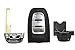 Horande Replacement Key Fob Shell fits for Audi A3 A4 A4L A5 A6 A6L Q5 Q7 Smart Remote Control Key Fob Shell Cover