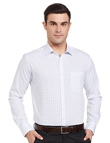 Image of Park Avenue Men's Checkered Slim Fit Shirt