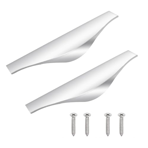 Image of VOLO 6 Inch Aluminium Kitchen Profile Handle - Sleek and Durable Handle for Modern Kitchen Drawers, Cabinets, and Furniture Pulls (128mm) (2, Satin)