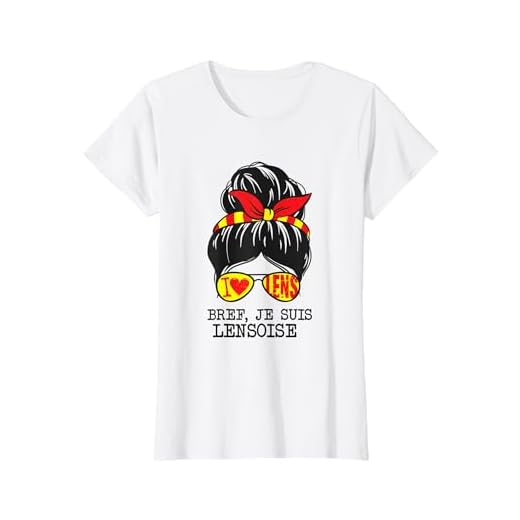 T-shirt "Bref, je suis Lensoise"