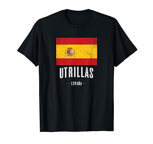 Utrillas España | Souvenir - Ciudad - Bandera - Camiseta