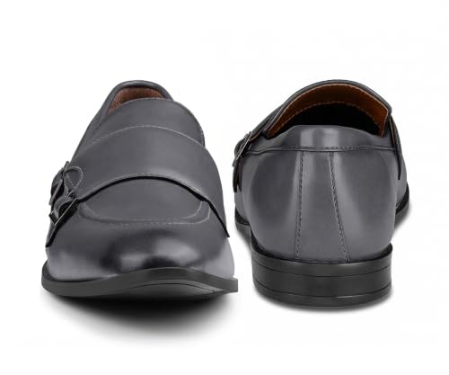 Image of LOUIS STITCH Oxford Formal Shoes for Men | Slip-on Monk Style | Office Shoes for Men | Ideal for Business, Casual, Parties (LSRG FM)